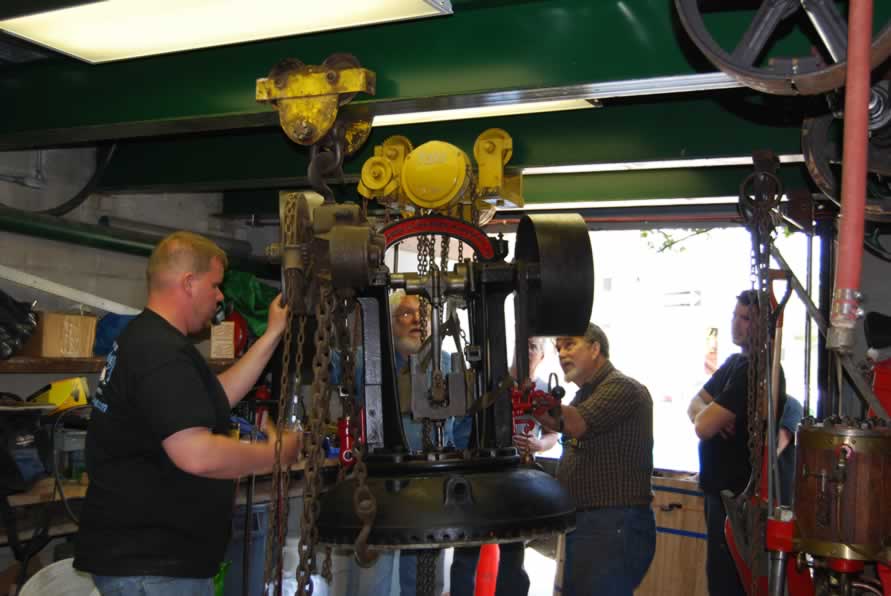 an engine moving day