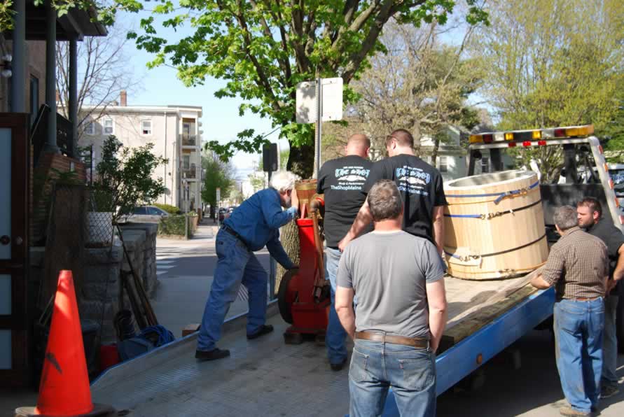 an engine moving day