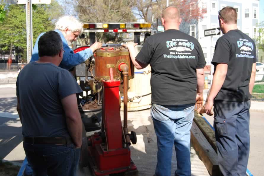 an engine moving day
