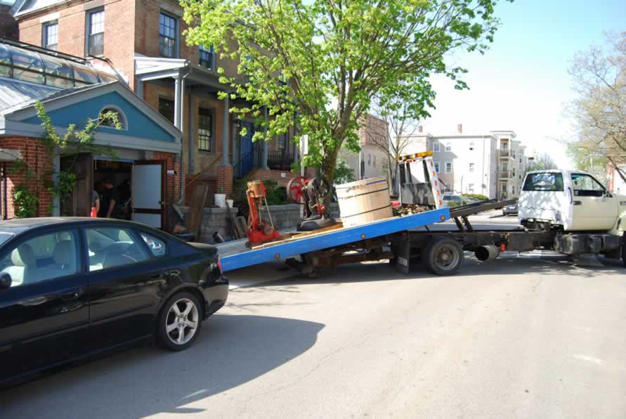 an engine moving day