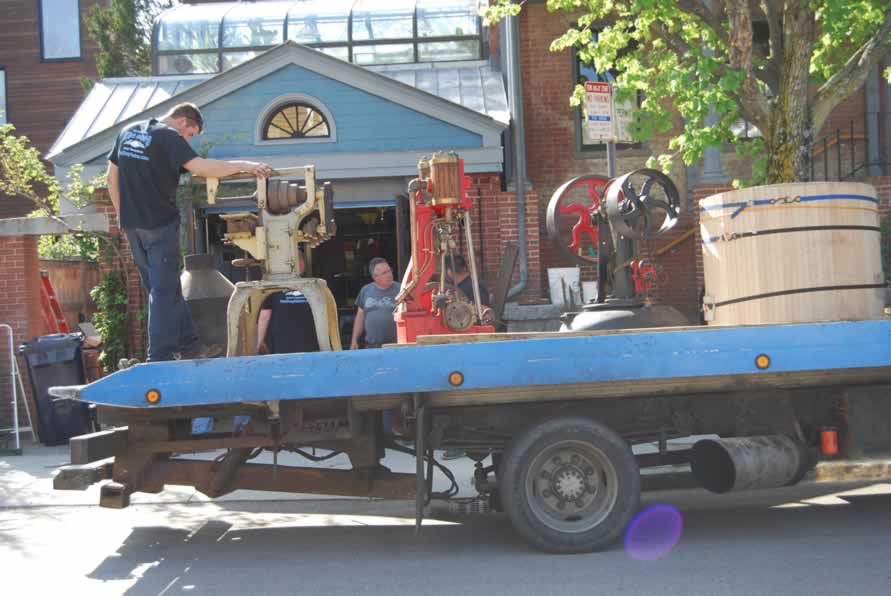 an engine moving day