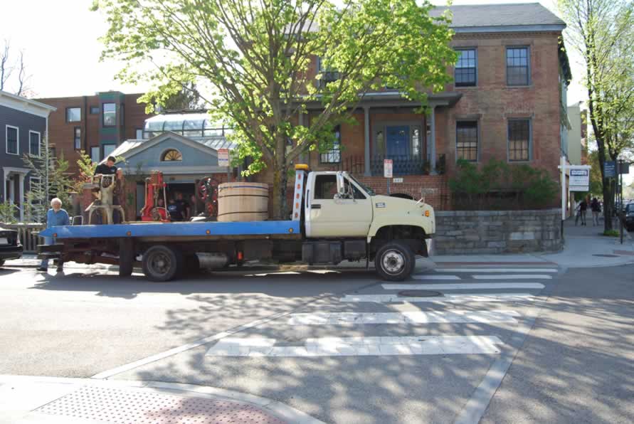 an engine moving day
